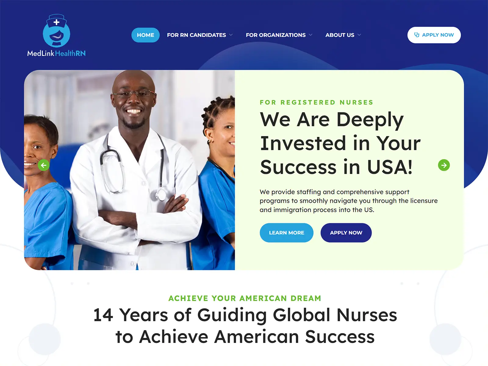 Work Featured B Websites Medlinkhrn A